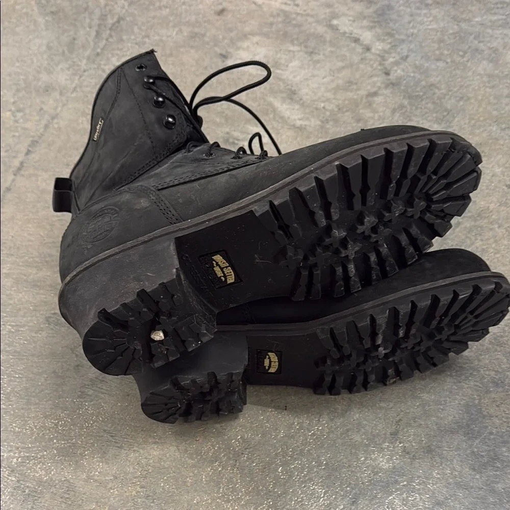 Red Wing Shoes Black Leather Boots